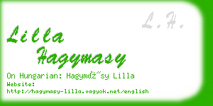 lilla hagymasy business card